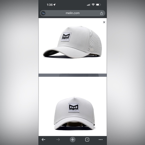 Melin HYDR Odysea Stacked Snapback Hat | Classic Fit | White - Picture 8 of 12